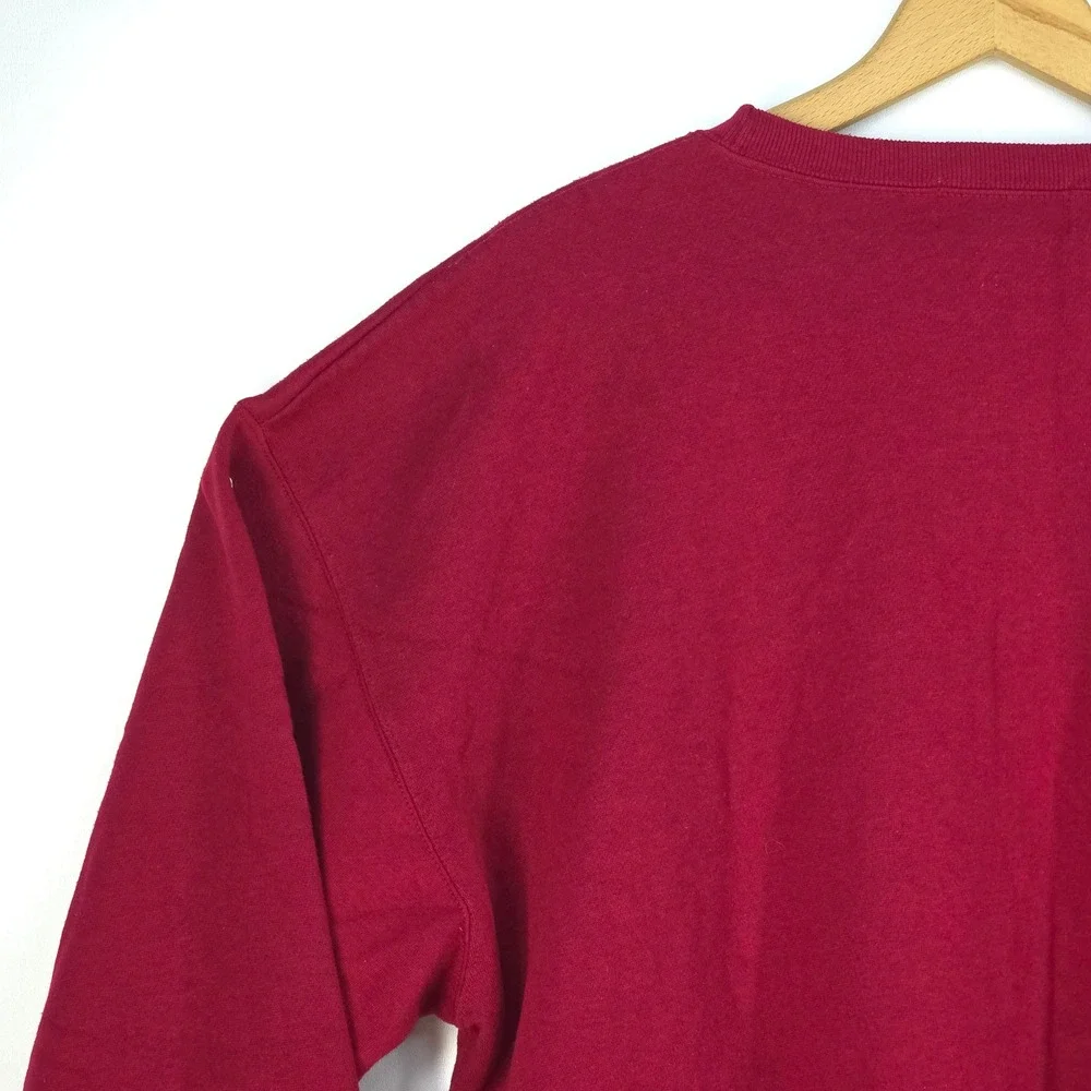 Ivy Club Classics Golf Crewneck‎ Mens XL Maroon 90s Embroidered Retro Throwback